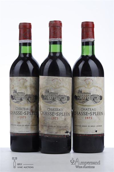 CHASSE SPLEEN 1973 - Mc - 3 Bottles