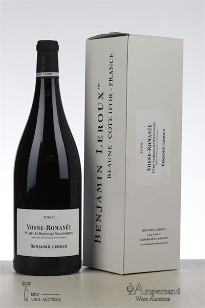 VOSNE ROMANEE AU DESSUS DES MALCONSORTS 2020 - Benjamin Leroux - 1 Magnum - Oc 1