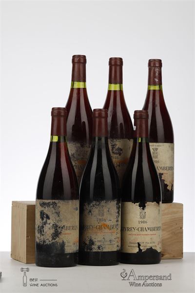 GEVREY CHAMBERTIN 1986 - Domaine Roy - 6 Bottles