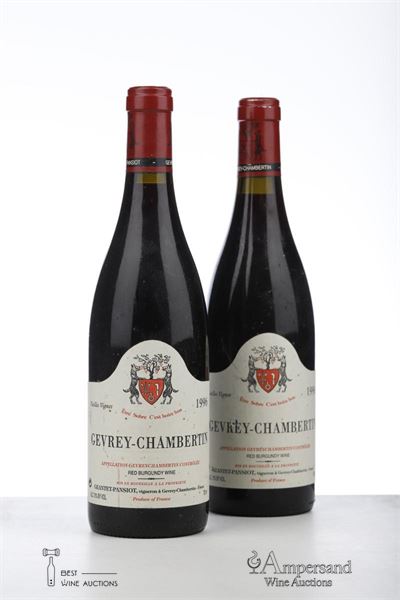 GEVREY CHAMBERTIN 1996 - Geantet Pansiot - 2 Bottles