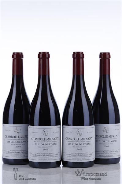 CHAMBOLLE MUSIGNY LES CLOS DE L'ORME 2009 - Sylvain Cathiard - 4 Bottles
