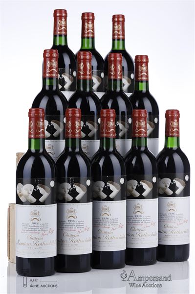 MOUTON ROTHSCHILD 1986  - 12 Bottles - Owc 12