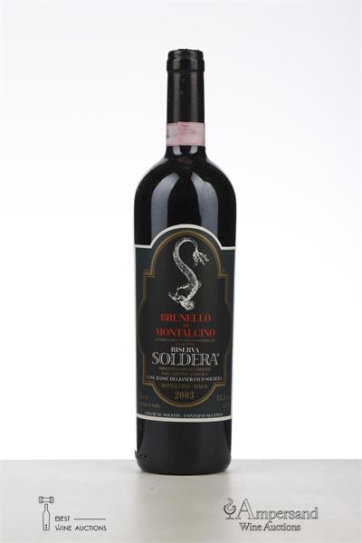 BRUNELLO DI MONTALCINO RISERVA 2003 - Soldera - 1 Bottle