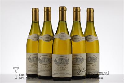 CORTON LE CHARLEMAGNE 1996 - Fontaine-Chandon de Briailles - 5 Bottles