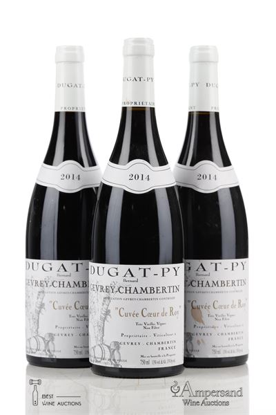 GEVREY CHAMBERTIN COEUR DE ROY TRES VIEILLES VIGNES 2014 - Dugat Py - 3 Bottles