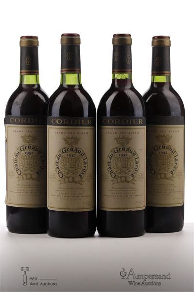 GRUAUD LAROSE 1982 - Mc - 4 Bottles