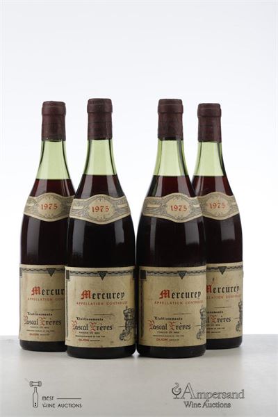 MERCUREY 1975 - Pascal Freres - 4 Bottles