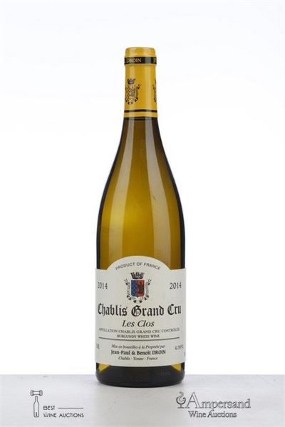 CHABLIS LES CLOS 2014 - Jean Paul et Benoit Droin - 1 Bottle