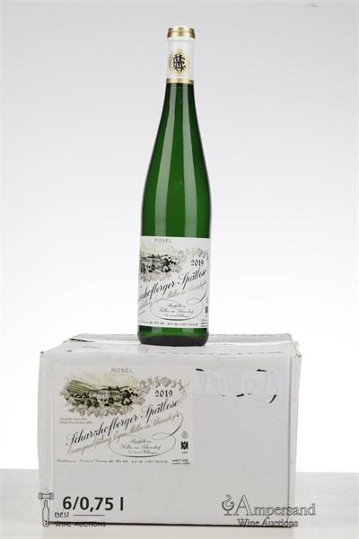 RIESLING SCHARZHOFBERGER SPATLESE 2019 - Egon Muller - 6 Bottles - Oc 6