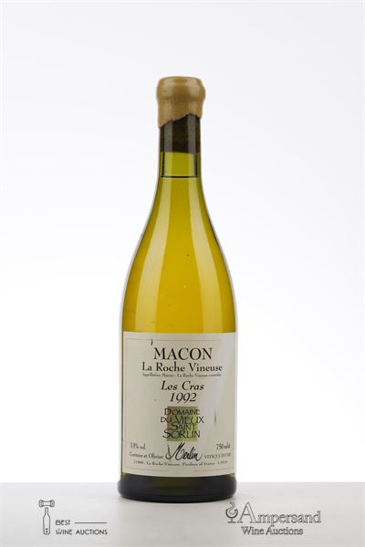 MACON BLANC LA ROCHE VINEUSE VIEILLES VIGNES 1992 - Corinne et Olivier Merlin - 1 Bottle