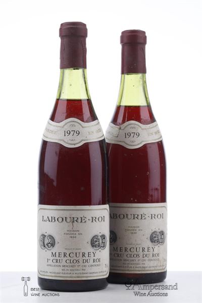 MERCUREY CLOS DU ROI 1979 - Laboure Roi - 2 Bottles