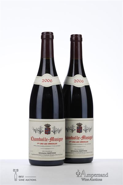 CHAMBOLLE MUSIGNY LES VEROILLES 2006 - Ghislaine Barthod - 2 Bottles