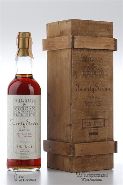 1973 GLENLIVET BARREL SELECTION 27 Y - Wilson & Morgan - Alc 46% - 1 Bottle - Owc 1