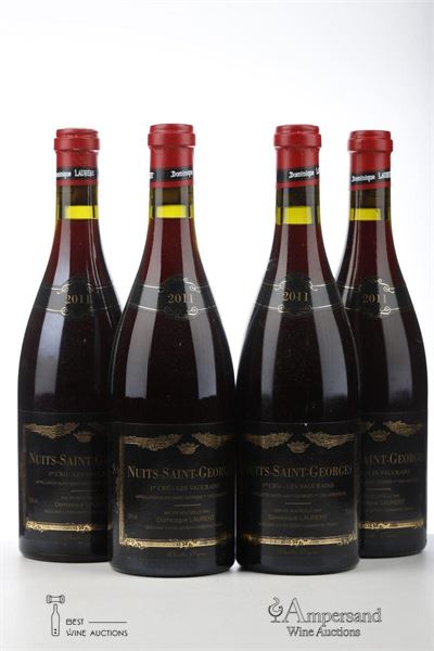 NUITS ST GEORGES LES VAUCRAINS 2011 - Dominique Laurent - 4 Bottles
