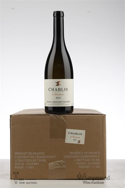 CHABLIS EN BOUCHERAN 2023 - Eleni et Edouard Vocoret - 12 Bottles - Oc 12