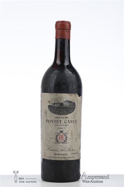 PONTET CANET 1947 - Cruse - 1 Bottle