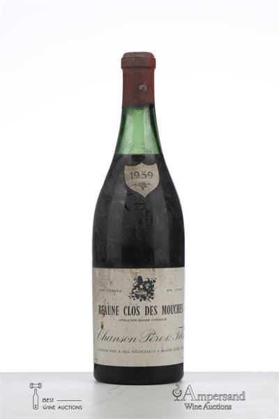 BEAUNE CLOS DES MOUCHES 1959 - Chanson - Mb - 1 Bottle