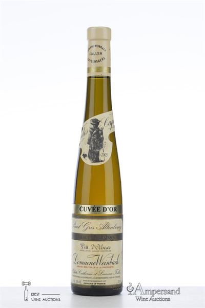 TOKAY PINOT GRIS QUINTESSENCE DE GRAINS NOBLES CUVEE D'OR 2005 - Weinbach - 1 x 0,375Ltr