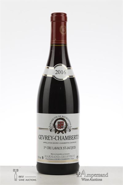 GEVREY CHAMBERTIN LAVAUX ST JACQUES 2016 - Harmand Geoffroy - 1 Bottle