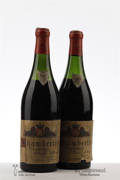 CHAMBERTIN CLOS DE BEZE 1964 - L. Bouillon & M. Rossin - 2 Bottles