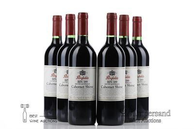 PENFOLDS BIN 389 CABERNET SHIRAZ 1996 - Penfolds - 6 Bottles