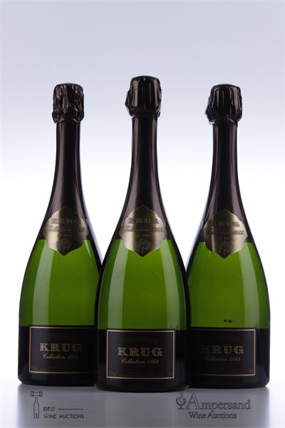 KRUG COLLECTION 1988 - Krug - 3 Bottles - Owc 1