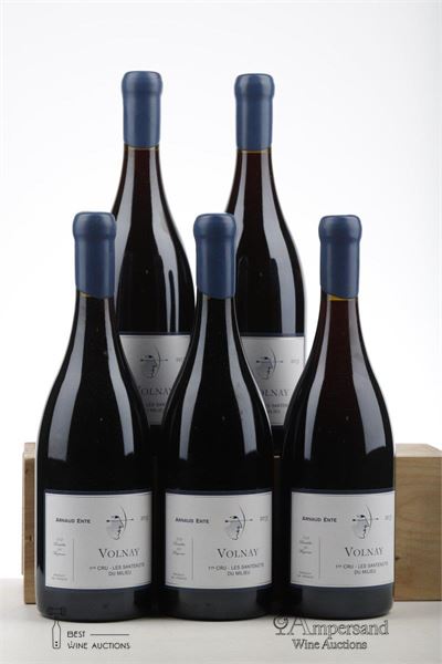 VOLNAY LES SANTENOTS 2012 - Arnaud Ente - 5 Bottles