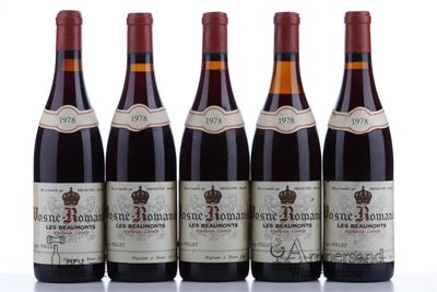 VOSNE ROMANEE LES BEAUMONTS Georges Pollet - Mise Depas 1978 - 9 Bottles