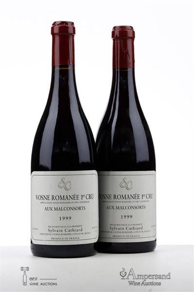 VOSNE ROMANEE AUX MALCONSORTS 1999 - Sylvain Cathiard  - 2 Bottles