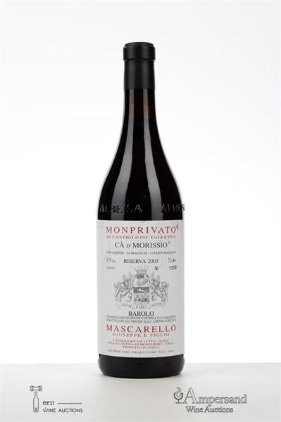 BAROLO RISERVA CA D'MORISSIO 2003 - Giuseppe Mascarello - 1 Bottle