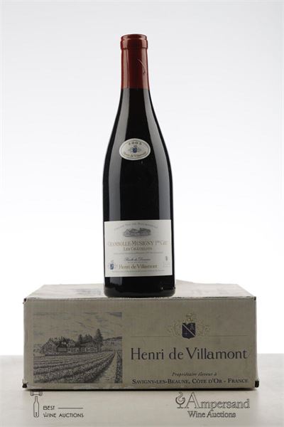 CHAMBOLLE MUSIGNY LES CHATELOTS 2005 - Henri de Villamont - 3 Bottles - Oc 3