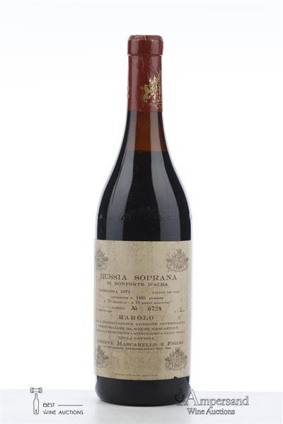 BAROLO BUSSIA SOPRANA DI MONFORTE 1971 - Giuseppe Mascarello - 1 Bottle