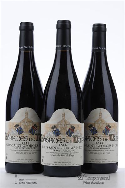 HOSPICES DE NUITS NUITS ST GEORGES LES ST GEORGES CUVEE DES SIRES DE VERGY 2019 - Emmanuel Rouget - 3 Bottles