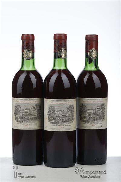 LAFITE ROTHSCHILD 1971 - Mc - 3 Bottles