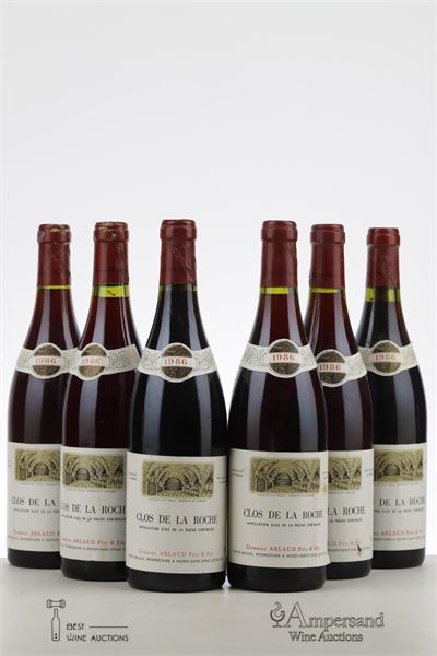 CLOS DE LA ROCHE 1986 - Arlaud - 6 Bottles