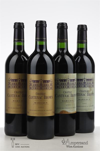 CANTENAC BROWN 1995 - Mc - 4 Bottles