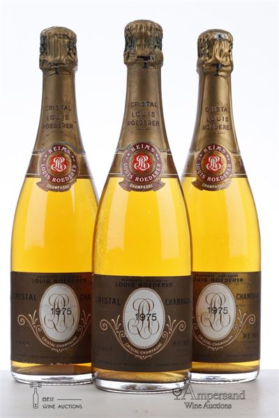 CRISTAL ROEDERER 1975 - Louis Roederer  - 3 Bottles