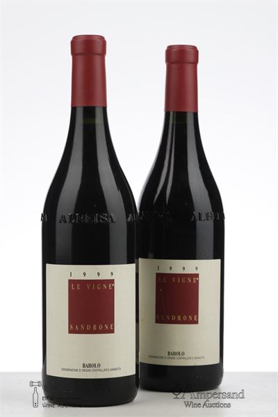 BAROLO LE VIGNE 1999 - Luciano Sandrone - 2 Bottles