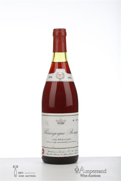 BOURGOGNE ROUGE LES BEGUINES 1974 - P A Andre - 1 Bottle