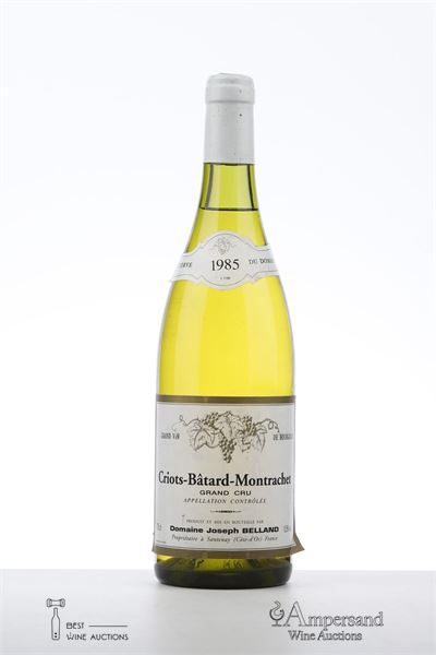 CRIOTS BATARD MONTRACHET 1985 - Joseph Belland - 1 Bottle