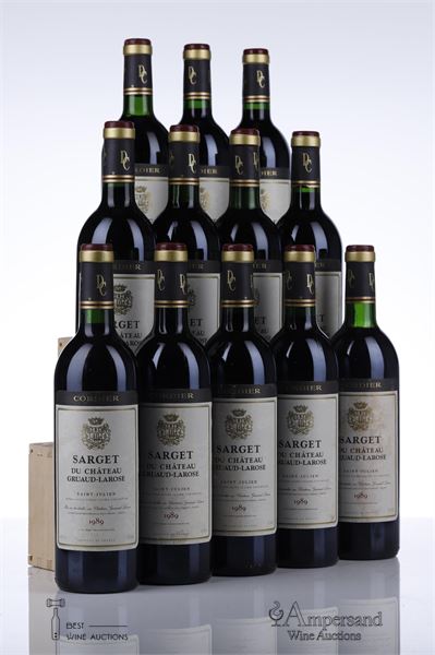 SARGET DE GRUAUD LAROSE 1989 - 12 Bottles