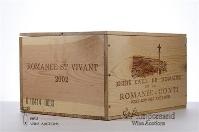 ROMANEE ST VIVANT 2002 - Domaine de la Romanee Conti - 6 Bottles - Owc 6