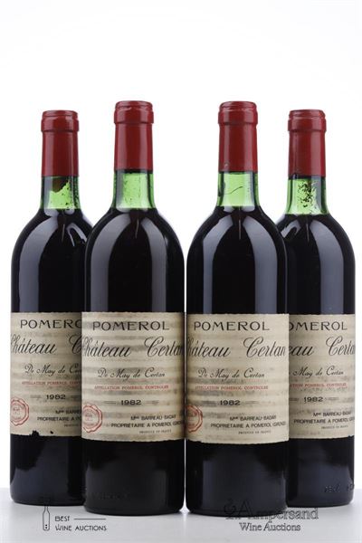 CERTAN DE MAY 1982 - Mc - 4 Bottles