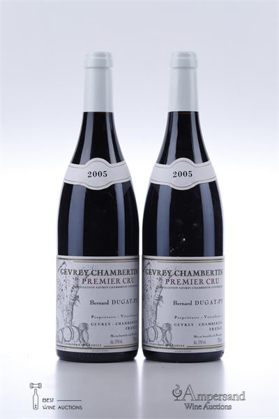 GEVREY CHAMBERTIN 1 ER CRU 2005 - Bernard Dugat Py - 2 Bottles