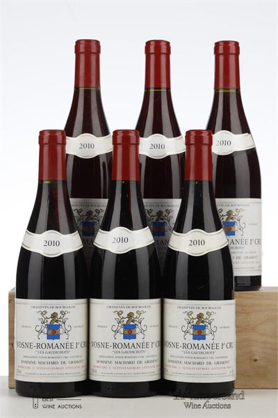 VOSNE ROMANEE LES GAUDICHOTS 2010 - Machard de Gramont - 6 Bottles