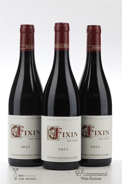 FIXIN LES CLOS 2023 - Berthaut Gerbet - 3 Bottles