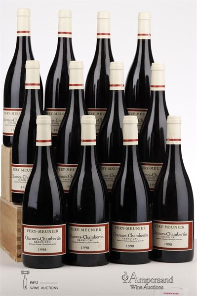 CHARMES CHAMBERTIN 1998 - Fery Meunier - 12 Bottles