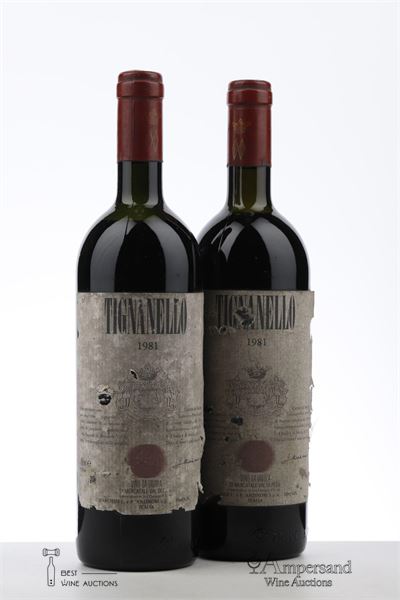 TIGNANELLO 1981 - Antinori - 2 Bottles