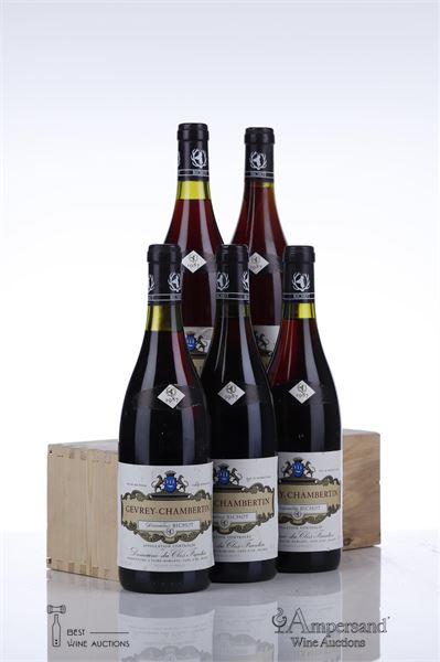 GEVREY CHAMBERTIN DU CLOS FRANTIN 1987 - Bichot - 5 Bottles