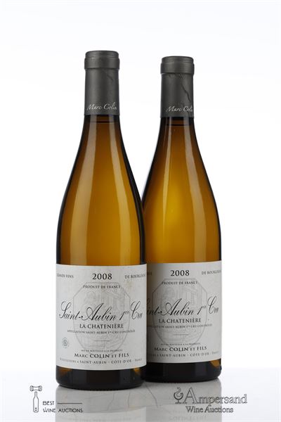 SAINT AUBIN BLANC LA CHATENIERE 2008 - Marc Colin - 2 Bottles